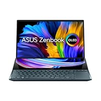 ASUS Zenbook Pro Duo 15 OLED UX582HM-KY063W Laptop (15,6 Zoll, FHD (1920x1080) touch screen, glossy, Intel Core i9-1190H, 32GB RAM, 1TB SSD, NVIDIA GeForce RTX 3060, 6GB GDDR6, Win 11H) Celestial Blue