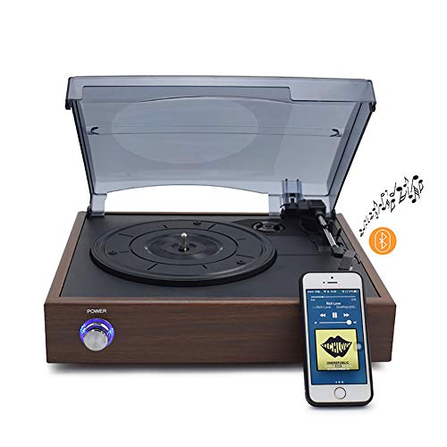 Yajun Platine Vinyle Bluetooth Lecteurs Record Phono Haut-Parleurs Intégrés 33/45/78 RPM Phonographe Rétro Maison… - Les Beatles, Paul McCartney, John Lennon, RIngo Starr, George Harrison Yajun Platine Vinyle Bluetooth Lecteurs Record Phono Haut-Parleurs Intégrés 33/45/78 RPM Phonographe Rétro Maison… – Image 3