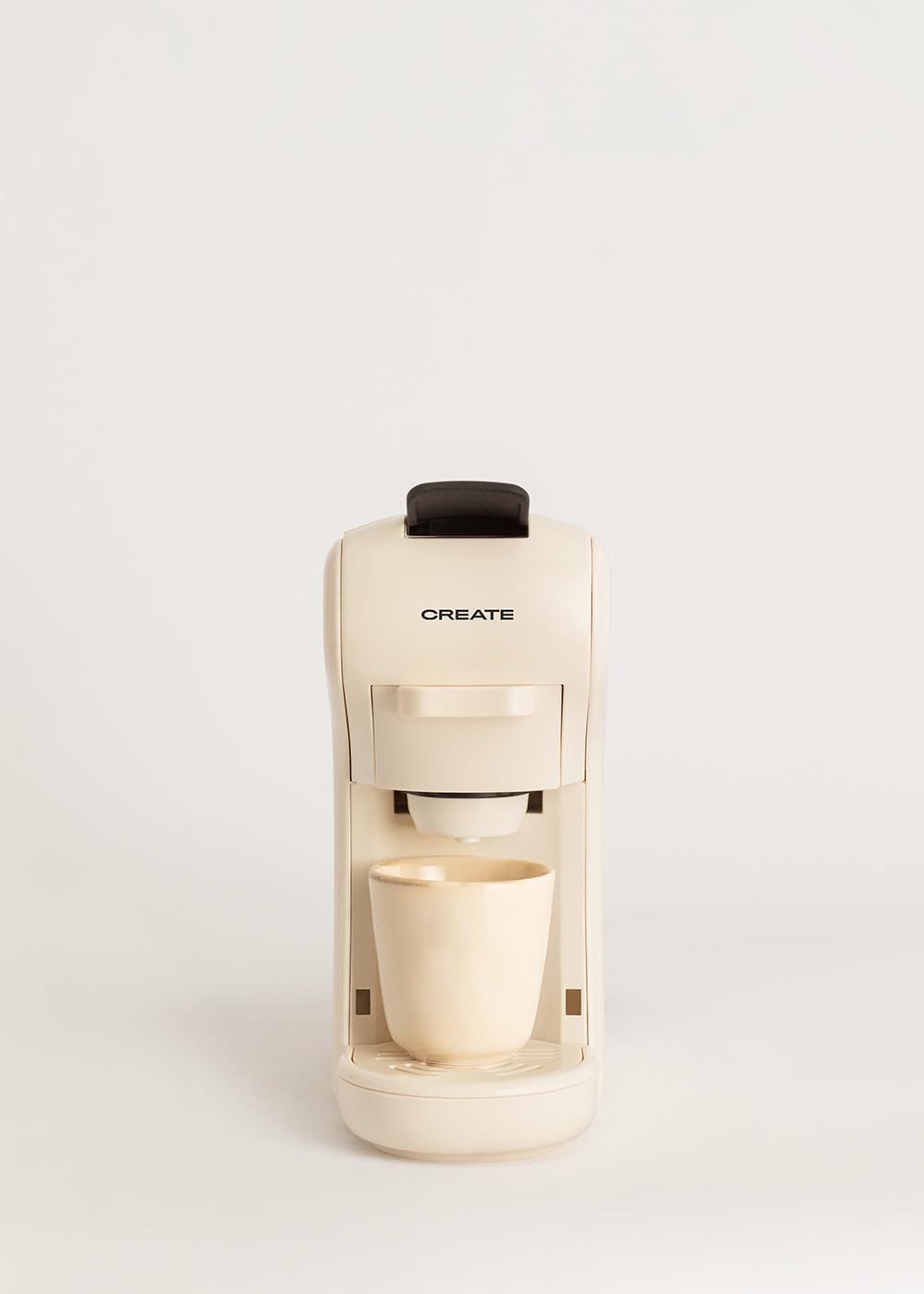 CREATE / POTTS STYLANCE/Machine à café multicapsules express et café moulu Blanc cassé / 19 bars, programmable, légère et compacte, réservoir 600ml, système Thermoblock,1450 W