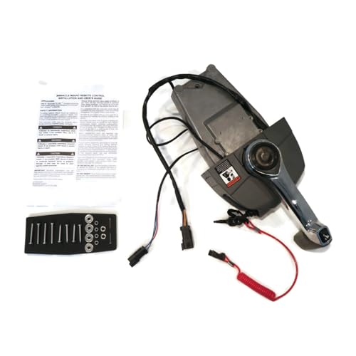 The ROP Shop | Remote Throttle Control with Key Switch & Manual for Evinrude 0176372, 176372