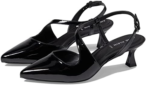 Anne Klein Women's Izabetta Pump, Black Patent, 8 | Image 3