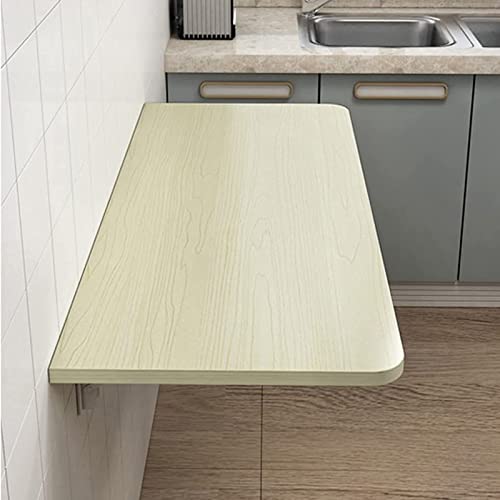Gruytoie Drop Leaf Table Schreibtischhalterung (45 x 60 cm), klappbarer Esstisch aus Holz zur Wandmontage Cover