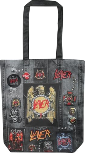 Sac en tissu Slayer Rocksax parfait pour les concerts et festivals