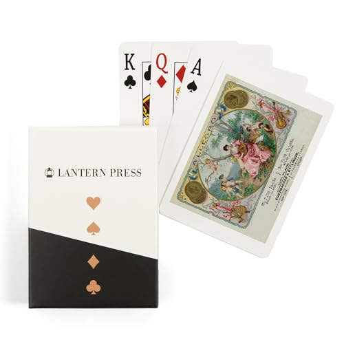 Lantern Press Allegro Brand Baraja de 52 Cartas Tamaño Poker