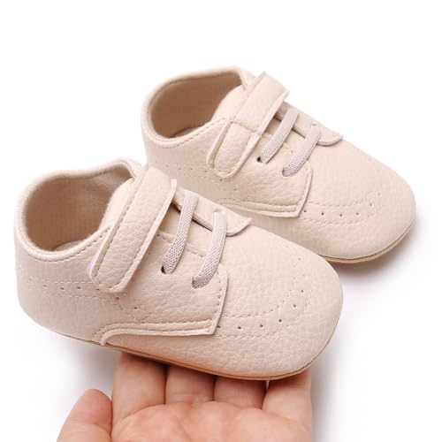 Image of RVROVIC Baby Boys Girls Anti-Slip Sneakers Soft Ankle Boots Toddler First Walkers Newborn Crib Shoes