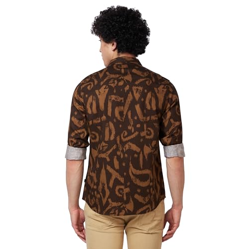 Image of Spykar Men's Cotton Slim Fit Shirt