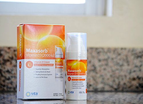 Vitamin D Cream Safe For Psoriasis Sufferers - Premium Vitamin D Skin, Body, Face Cream For Itchy, Scaly Or Dry Skin. Maxasorb Vitamin D3 2000 Iu #TOP3