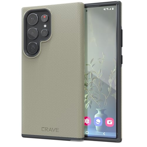Image of Crave for Samsung Galaxy S24 Ultra Case, Shockproof Protection Dual Layer Case for Samsung Galaxy S24 Ultra (6.8 inch) - Sand