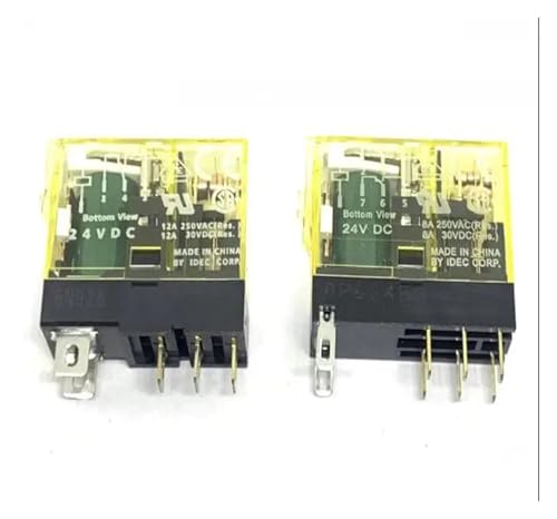 Relais RJ1S-CL-D24 résistant aux vibrations avec embase SJ1S