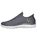 Skechers Men's Summits High Range Hands Free Slip-in Sneaker, Charcoal, 10
