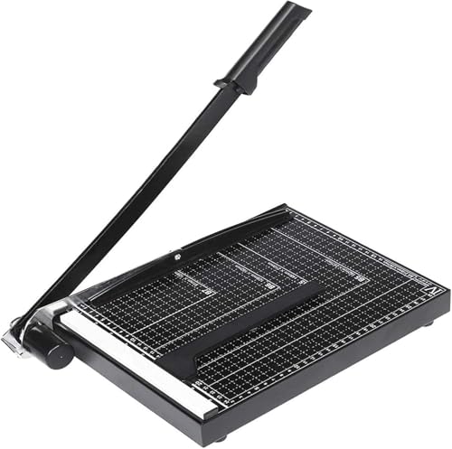 Massicot guillotine A4 Nictemaw pour couper 12 feuilles de papier noir