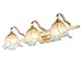 T-YJQD Américain miroir phares lampe de salle de bains led lampe de cuivre miroir armoire murale lampe maquillage lampe de salle de bains miroir armoire lampe européenne lampes, trois têtes, 9 w