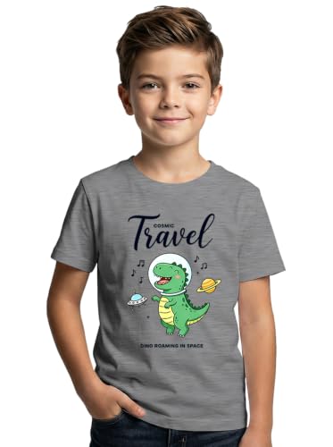 Image of XENOVAURBAN Kids Tshirt 2 Combo for Boys /Girls | Cotton Fabric | Graphic Printed Round Neck T-Shirt for Kids - KRN2-PRINTED-PAR