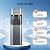 Bottom Loading Water Dispenser with Heating & Cooling - 110V Instant Hot/Cold Water for 3 or 5 Gallon Bottles, Energy-Efficient, Child Safety Lock & Anti-Scalding Design Stainless in Gold/Gray. (Gray)