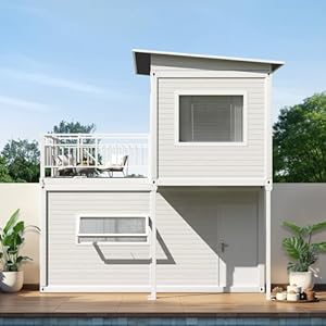 AMGUI Two-Story Tiny House, Flatbed...