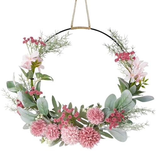 NZZVNZ Künstliche Türkranz Deko, Haustür Deko Kranz, Fensterdeko...