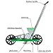 YXKJZHF Manual Seeder Farmer Pushes Vegetable Planter, Single Row Hand Push Precision Seeder, Adjustable Furrow Plough