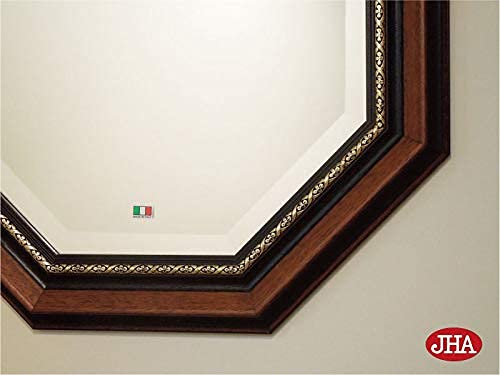 Amazon.co.jp: JHA イタリア製 アンティーク風水ミラー(ゴールド