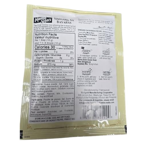Mama Sita's Sinigang sa Bayabas Guava Soup Base Mix, 1.4oz (40g) 4 Pack