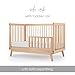 dadada Baby’s Bed Rail for Toddlers – Crib Conversion Kit – Toddler Rail (Natural)
