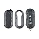 3 Tasten Fernbedienung Klapp Schlüsselgehäuse Kompatibel für FIAT 500L MPV Ducato Doblo Citroen Jumper Peugeot Boxer(C)
