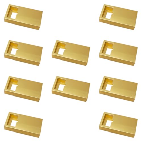 Boîtes à présents en papier or pour tables de fête élégantes