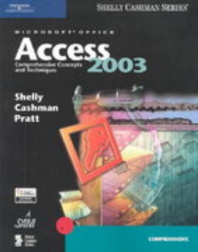 Télécharger Microsoft Office Access 2003: Comprehensive Concepts and Techniques PDF Ebook En Ligne