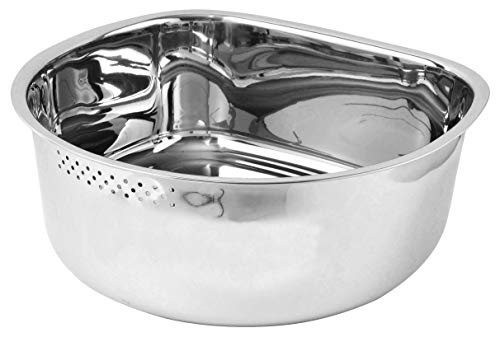 AQUASIDE ステンレス 洗い桶(ゴム底付) D型