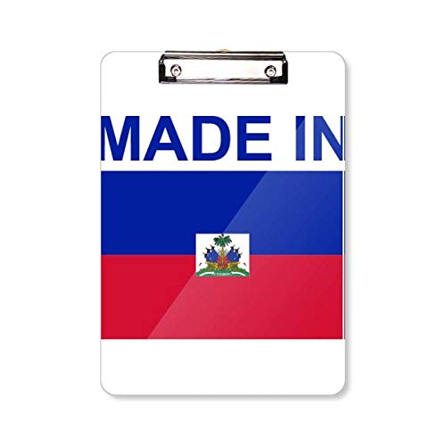Porte-bloc A4 Made in Haiti Country Love rigide ultra résistant à motif