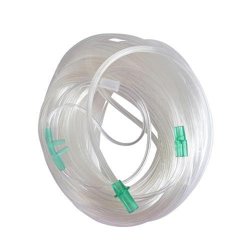 Image of Nasal Cannula for Oxygen Concentrator With Soft Touch, Universal Connector for Adult Oxygen Delivery Cannula for Home, Hospital and Clinical Use (20 Meter, Pack of 2)