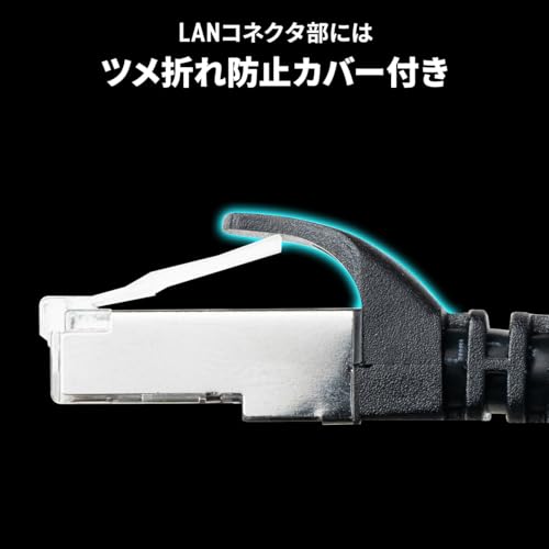 サンワダイレクト USB-C LAN 変換ケーブル 3m カテゴリ6 1Gbps MACアドレスパススルー対応 イーサネットケーブル ギガビット Type-C RJ45 500-LAN6KC03 の商品画像 4