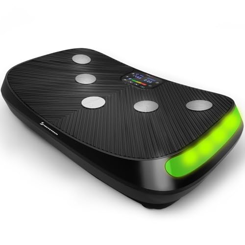 Sportstech 4D Vibrationsplatte für Zuhause, VP400 und sVibe, Deutsche Qualitätsmarke, Smart LED,...