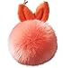 treestar niedliche Plüsch-Schlüsselanhänger für Handtasche Tasche mit Auto-Schlüsselanhänger mit Anhänger Keyring perfekt Urlaub Geschenk (Orange), 1 Stück