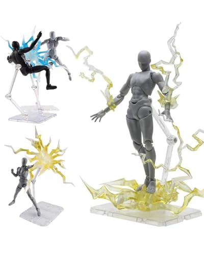 Image of 3 PCS Action Figure Stand, Stable Home Decoration Accessories for Action Figure Enthusiasts, Heavy-Duty Display Base for Collectible Figures, Transparent Support Stand for Dolls & Model Toys
