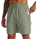 Willit Men'S Hiking Cargo Shorts Quick Dry Golf Athletic Shorts 7' Lightweight Summer Shorts With Pockets Sage Green L