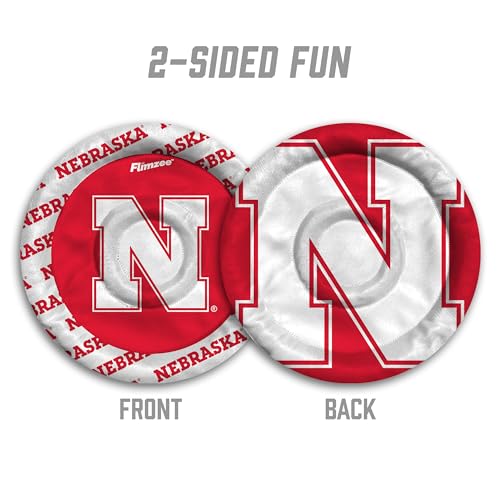 Image of YouTheFan NCAA Nebraska Cornhuskers Flimzee Bean-Bag Flying Disc
