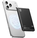 Kuulaa Slimmest iPhone Power Bank para Magsafe, 10000mAh Inalámbrico Magnético Bateria Externa con Carga Rápida USB C 20W, Bateria Portatil Compatible con iPhone 17/16/15/14/13/12 Pro/Pro MAX Series