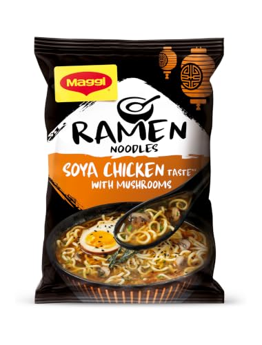 Maggi Ramen Noodles Pollo 90g | Noodles ramen sabor pollo, ideales para comidas rápidas y reconfortantes