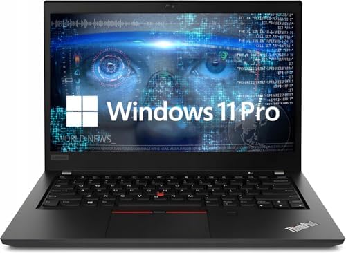 Lenovo ThinkPad T490 14'' FHD (1920 x 1080) IPS Business Laptop Computer, Intel Core i5-8365U Processor Notebook PC, 16 GB RAM, 256 GB SSD, HDMI, Type-C, Windows 11 Pro (Renewed)
