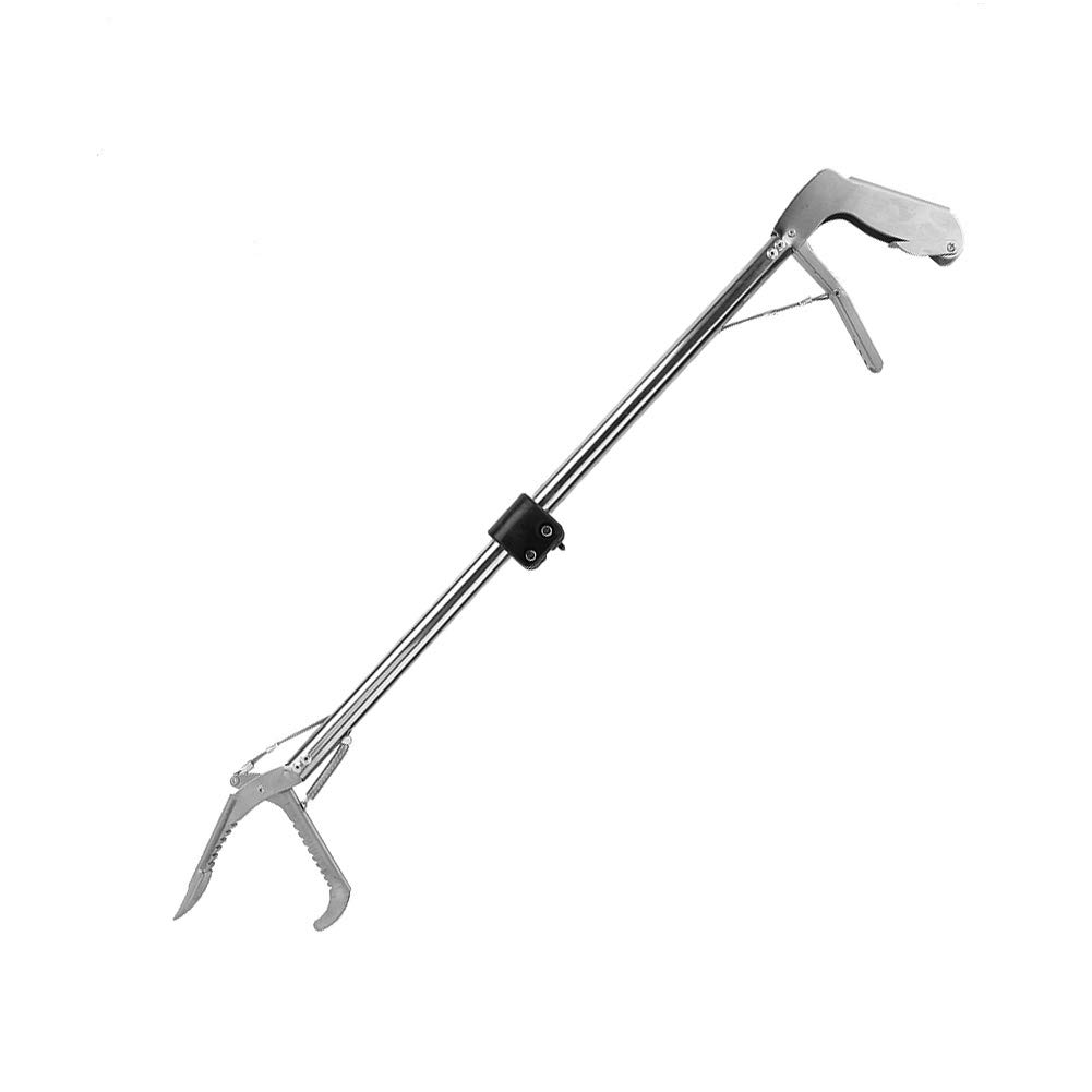 Qcwwy Profesjonalne Szczypce do Węży Ergonomiczny Uchwyt Wytrzymały Metalowy Chwytak Przenośny łapacz Węży do Obsługi Gadów i Użytku na Zewnątrz Narzędzia do Karmienia Gadów Artykuły do ​​wylęgu