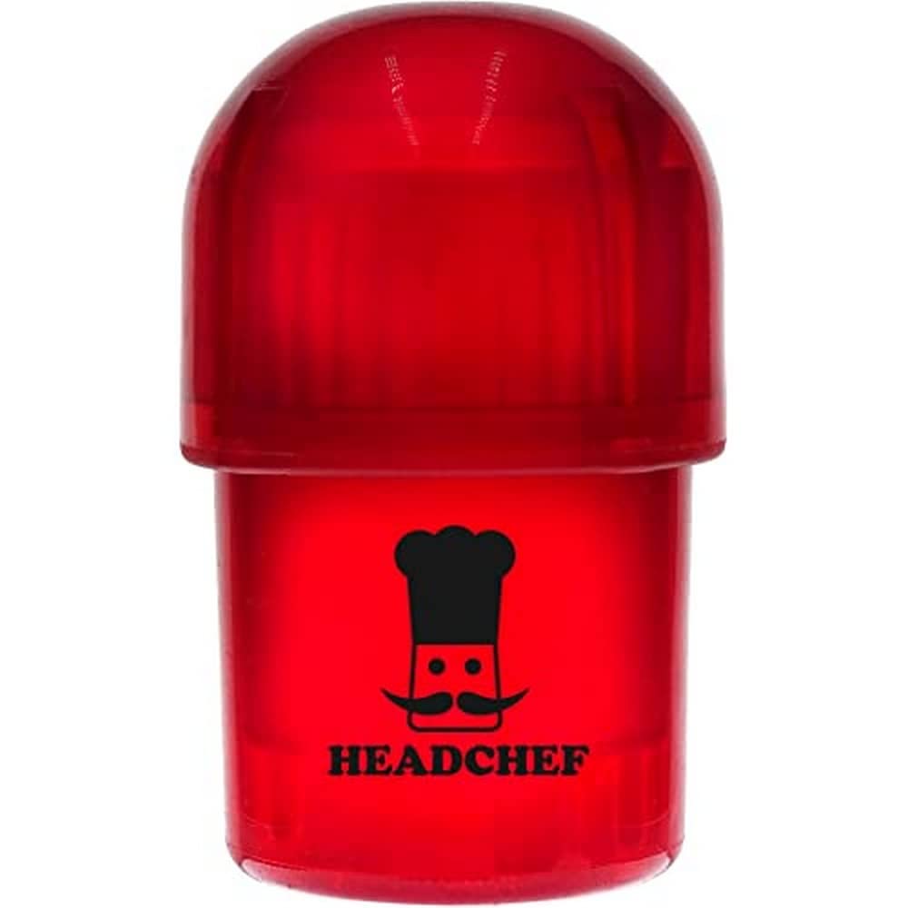 Headchef Red Plastic Pod Herb Storage & Grinder Combi,