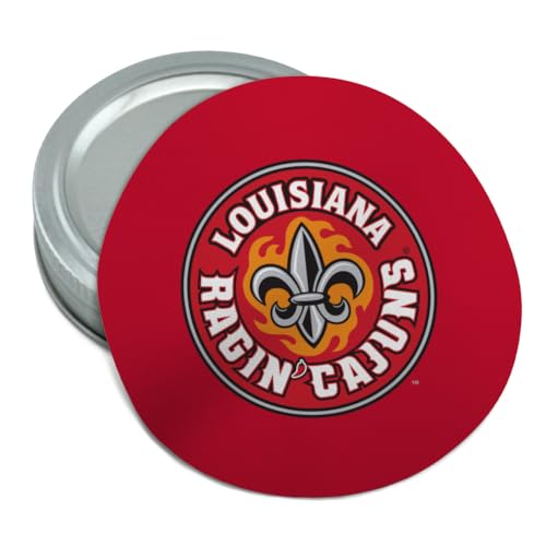 Graphics & More University of Louisiana at Lafayette Primary Logo Round Rubber Non-Slip Jar Gripper Lid Opener