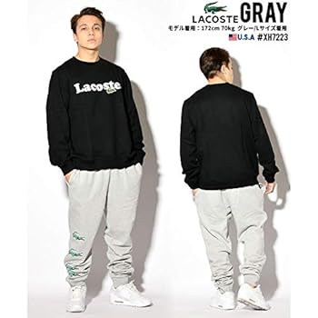 【ラコステ】新品未使用　スウェット LACOSTE ラコステ クルーネック スウェット トレーナーメンズ 綿