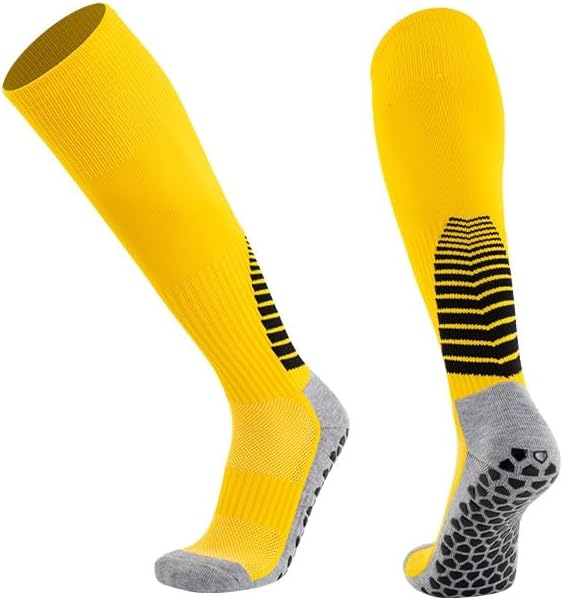 Thickened Men's Sports Socks for Football With Glue-applied Long for Circulation, Athletic Recovery & Travel