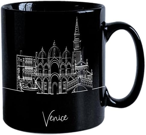 Miniatura 280 de Taza de cerámica Madrid Spain Skyline, taza blanca de recuerdo de Europa de 11 onzas, taza de café personalizada, regalo para cumpleaños, taza