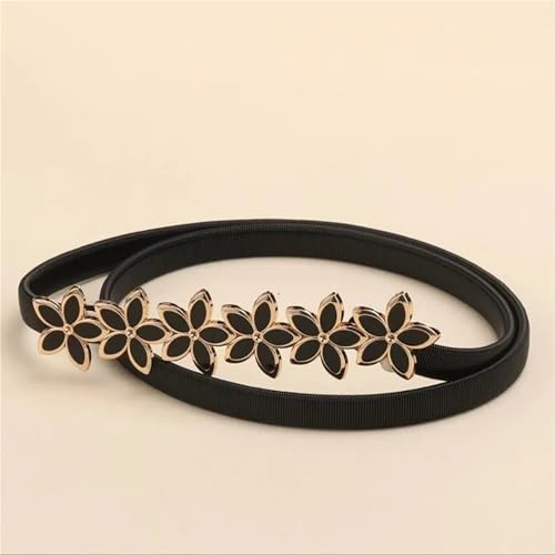 Six Small Flower Thin Belt Women's All-Match Fashion Decorative Dress Accessories Spring Waist Chain Waist Seal3