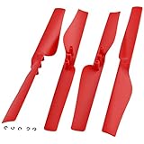 Parrot AR.Drone 2.0 * 4 GENUINE POWER EDITION RED PROPELLERS * Motor Blade Rotor