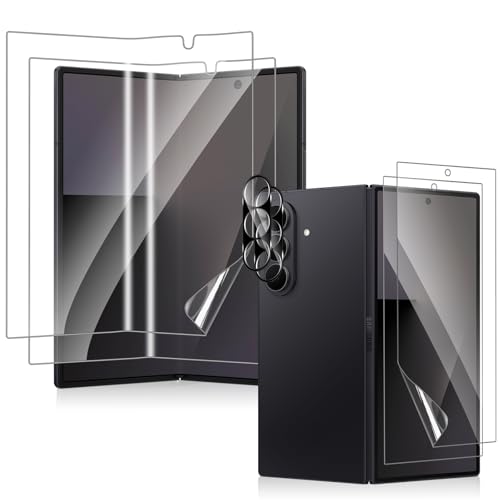 #ColaboraciónPagada<br>Protector de Pantalla Compatible con Samsung Galaxy Z Fold 7 5G [2+2+2 Piezas] Protector de Pantalla Flexible TPU Dureza 9H Proteccion de la Camara Antiaranazos para Samsung Galaxy Z Fold 7