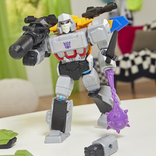 Image of Transformers MixMashers Megatron Custom Mix-and-Match Deluxe Action Figure & Accessories, 5-Inch-Scale Robot Toys for Kids, Ages 4+