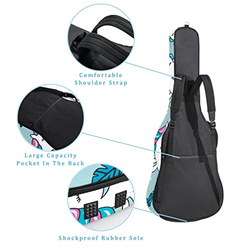 Housse pour guitare acoustique – Bleu foncé – 1 cm d’épaisseur – Rembourrée – Étanche – 101,6 cm – 102,6 cm, Multicolore… - Les Beatles, Paul McCartney, John Lennon, RIngo Starr, George Harrison Housse pour guitare acoustique - Bleu foncé - 1 cm d'épaisseur - Rembourrée - Étanche - 101,6 cm - 102,6 cm, Multicolore… – Image 4
